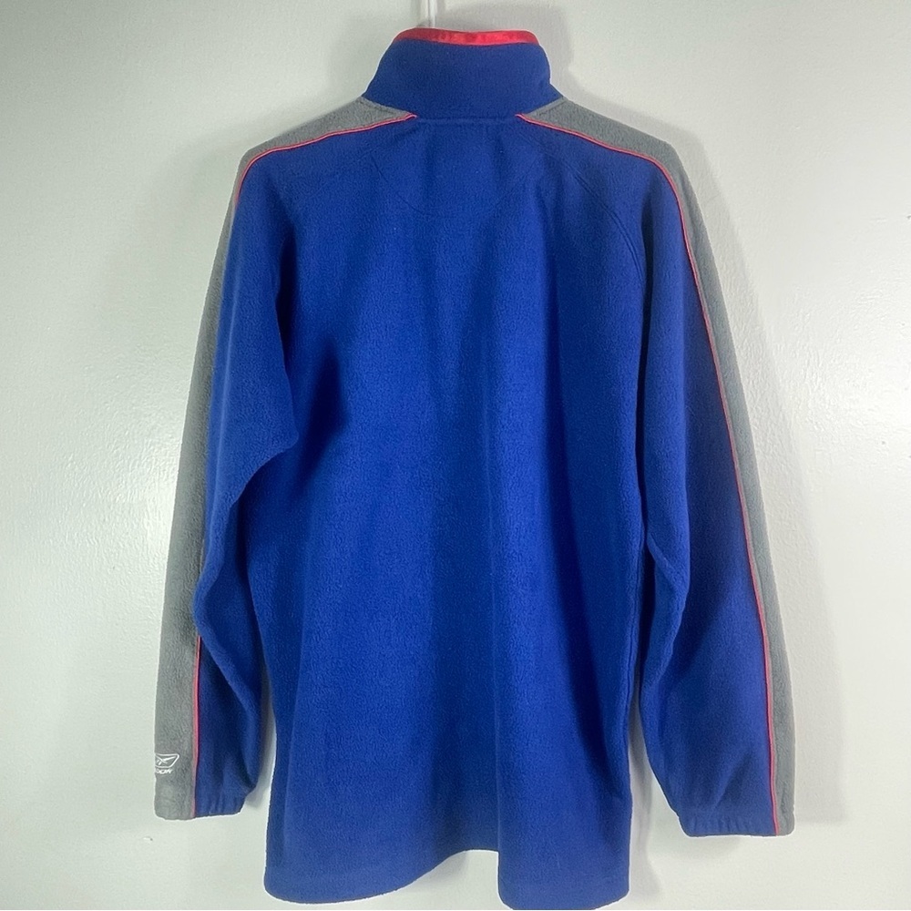 Reebok New York Giants NFL quarter-zip fleece pullover sweatshirt - Picture 5 of 5